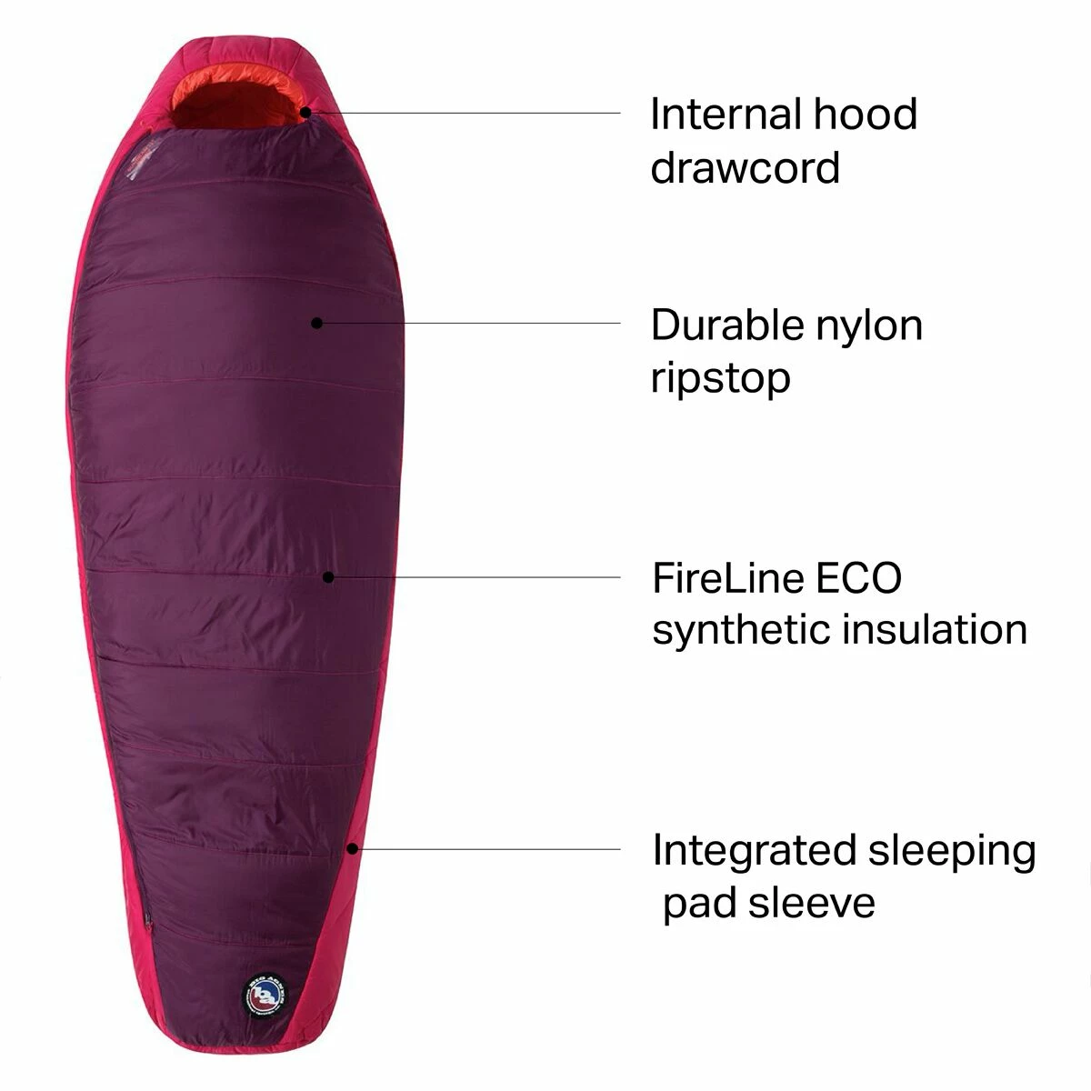 Deals π Outlet π Big Agnes Sunbeam Sleeping Bag: 15F Synthetic π© Women's β€οΈ π― 4 Deals π Outlet π Big Agnes Sunbeam Sleeping Bag: 15F Synthetic π© Women's β€οΈ π― - Image 2