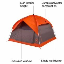 Promo 😉 Brand new ✔️ Big Agnes 🐶 Dog House 4 Tent: 4 Person 3 Season 🛒 🛒 -Big Agnes Shop ORA D1 3